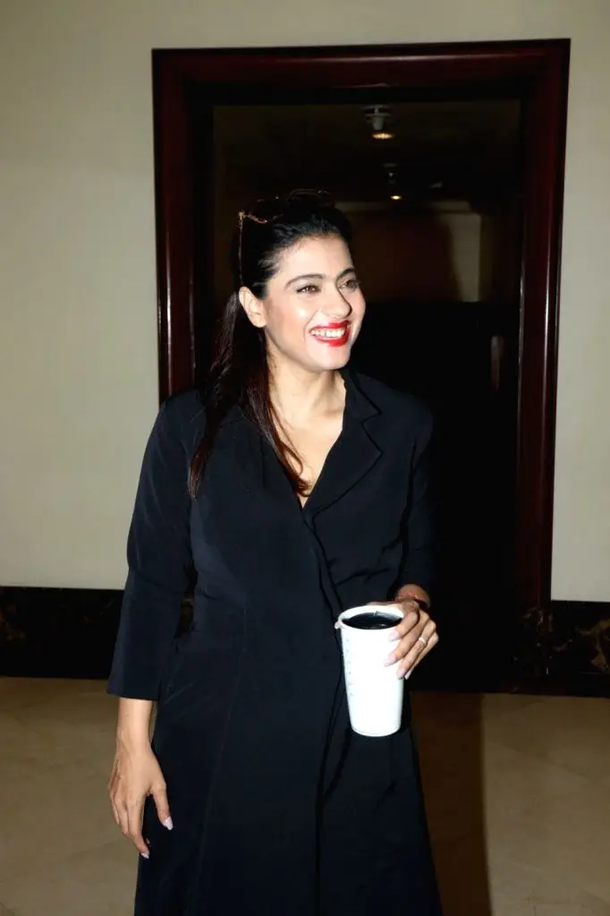 Kajol Devgan Photos In Black Gown